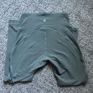 Dusty green lululemon leggings